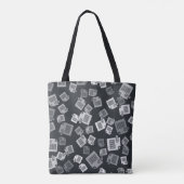 Tote Bag Document de fichier XLS gris. Télécharger l'icône  (Dos)