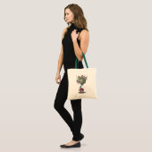 Tote Bag Dodo en Teacup avec libellules (Devant (modèle))