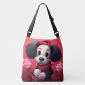 Tote Bag dog with red cap (Devant)