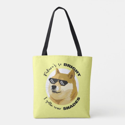 Tote Bag Dogecoin Future Sunglasses Stock Crypto (Dos)