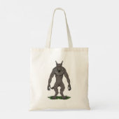 Tote Bag Dogman Cryptid ou Werewolf (Dos)