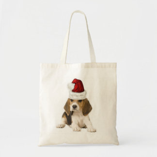 Tote Bag Dogs~Original Ditzy Tote~Beagle~Christmas
