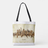 Tote Bag Doha Qatar Cityscape (Dos)