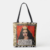 Tote Bag Doigt sac-il a été beau mais maintenant je dois (Dos)