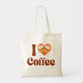 Tote Bag Doit Aimer Café Cute Coeur Design (Devant)