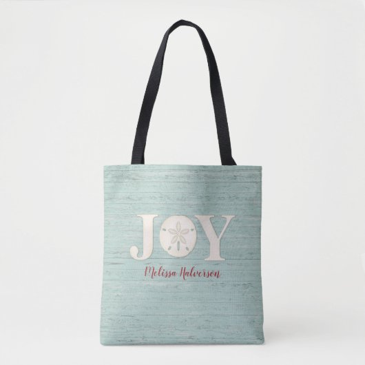 Tote Bag Dollar du sable Côte Noël Joy Bleu (Devant)