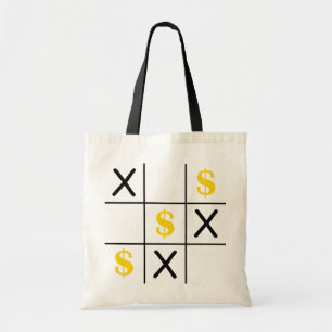 Tote Bag Dollar Tic Tac Toe