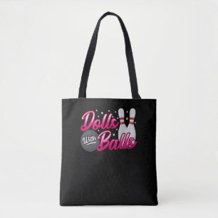 Tote Bag Dollars de l'équipe de bowling féminin avec des 