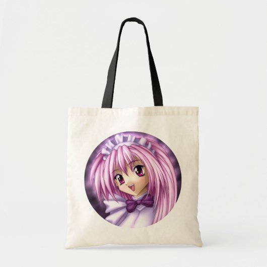 Tote Bag Domestique mignonne de fille d'Anime (Devant)