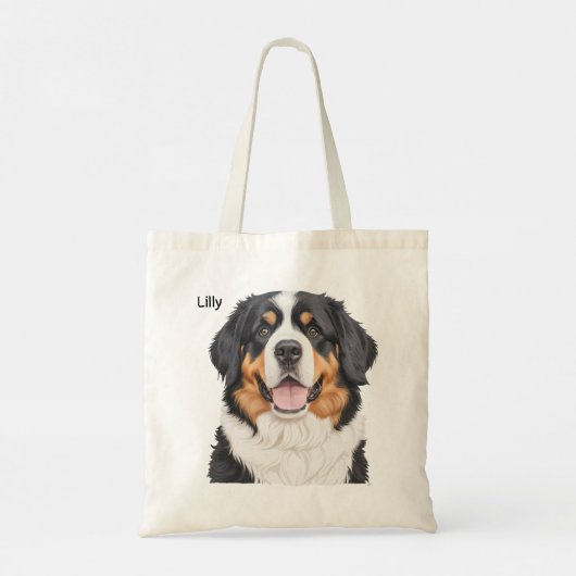 Tote Bag Don Berner Mountain Dog Pour Berner Sennenhond (Dos)