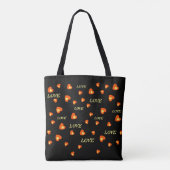 TOTE BAG DON D'AMOUR POUR VALENTINE, ANNIVERSAIRE T (Dos)