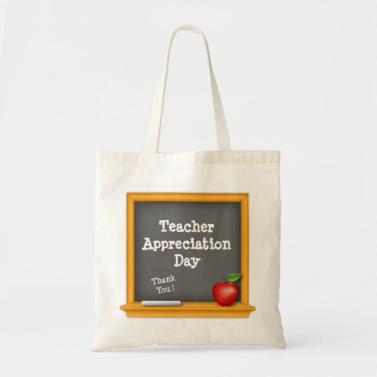 Tote Bag Don d'appréciation de l'enseignant : (Devant)