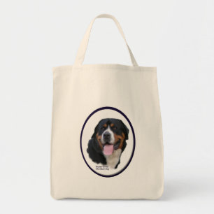Tote Bag Don de chiens de montagne de la Grande Suisse