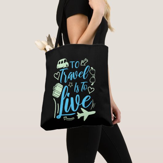 Tote Bag Don de devis de voyage (De près)