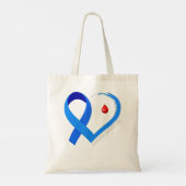 Tote Bag Don du guerrier de sensibilisation au diabète (Dos)