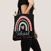 Tote Bag Don d'un travailleur social scolaire (De près)