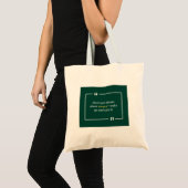Tote Bag Don’t just dream about money—wake up and earn it (Devant (produit))