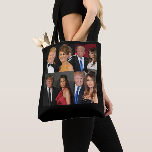 TOTE BAG DONALD ET MELANIA TRUMP (De près)