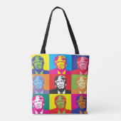 TOTE BAG DONALD TRUMP POP ART FOURRE-TOUT PURBAG (Dos)