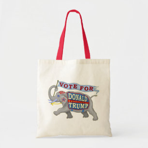 Tote Bag Donald Trump Président 2024 Eléphant républicain
