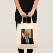 Tote Bag Donald Trump Président des États-Unis Maison Blanc (Devant (produit))