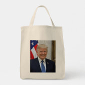 Tote Bag Donald Trump Président des États-Unis Maison Blanc (Dos)