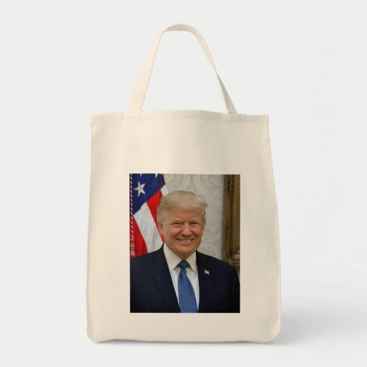 Tote Bag Donald Trump Président des États-Unis Maison Blanc (Devant)