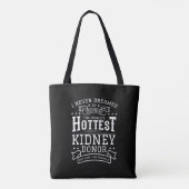 Tote Bag Donateur de rein Transplant don d'organe Transplan (Dos)