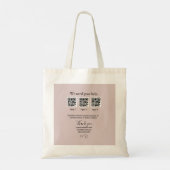 Tote Bag Donation Collection conseil pot ajouter votre q r (Dos)