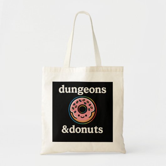 Tote Bag Donjons & Donuts (Devant)