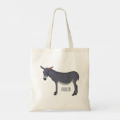 Tote Bag Donkey cartoon (Dos)