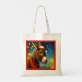 Tote Bag Donkey de Noël 3 (Dos)