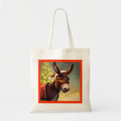Tote Bag Donkey de Noël 4 (Devant)
