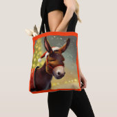 Tote Bag Donkey de Noël 4 (De près)