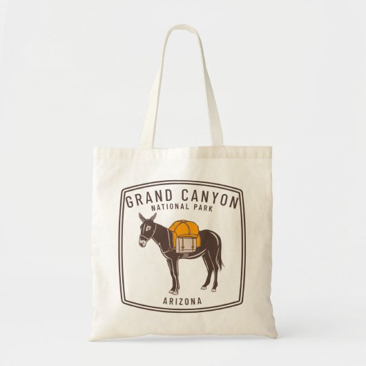 Tote Bag Donkey du parc national du Grand Canyon (Devant)