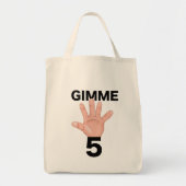 Tote Bag Donne m'en 5 (Devant)