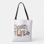 Tote Bag Donner la vie BoHo Sensibilisation (Dos)