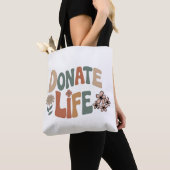 Tote Bag Donner la vie BoHo Sensibilisation (De près)