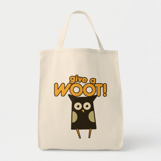 Tote Bag Donner une chouette de chaume (Devant)