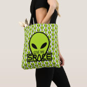 Tote Bag Donnez-moi de l'espace, Alien extra-terrestre (De près)