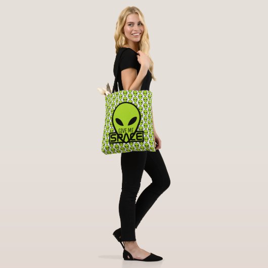 Tote Bag Donnez-moi de l'espace, Alien extra-terrestre (Sur le modèle)