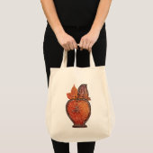 Tote Bag Donnez-moi un art d'Orange IA (Devant (produit))