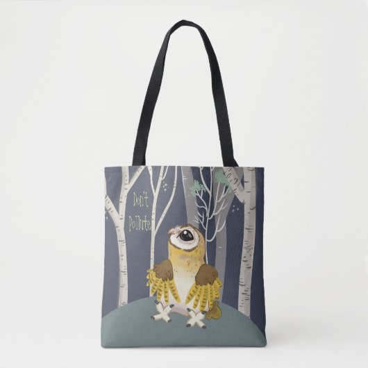 Tote Bag Donnez un coup de pied ! Barn Owl (Devant)