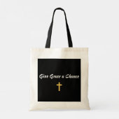Tote Bag Donnez une chance à Grace (Dos)