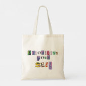 Tote Bag Donnez-vous la priorité (Dos)