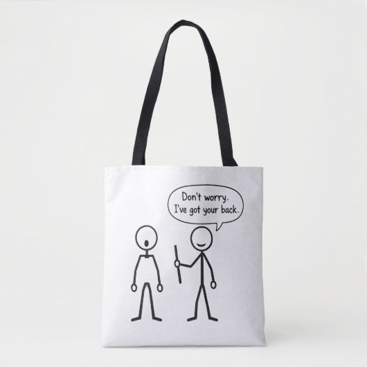 Tote Bag Don't Worry. I've Got Your Back (Devant)