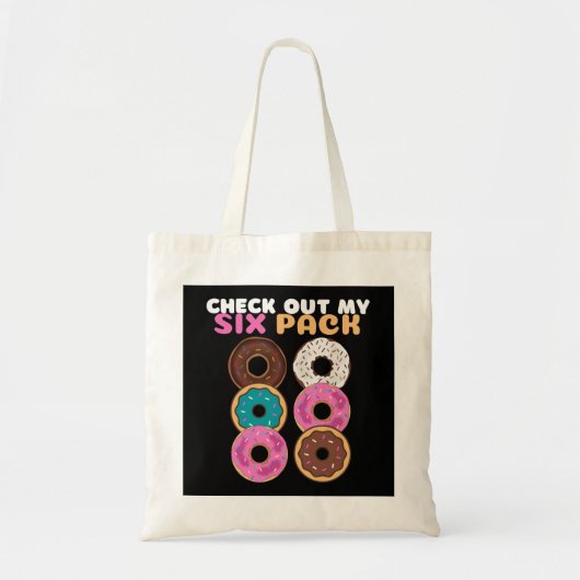 Tote Bag Donut Drôle (Devant)