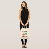 TOTE BAG DONUT M'A FAIT FAIRE MAD (Devant (modèle))