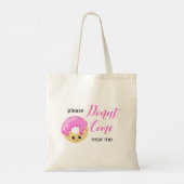 Tote Bag Donut Viens Près De Moi Distances Sociales Mignonn (Dos)