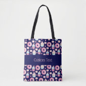 Tote Bag Donuts, cupcakes et macarons (Devant)